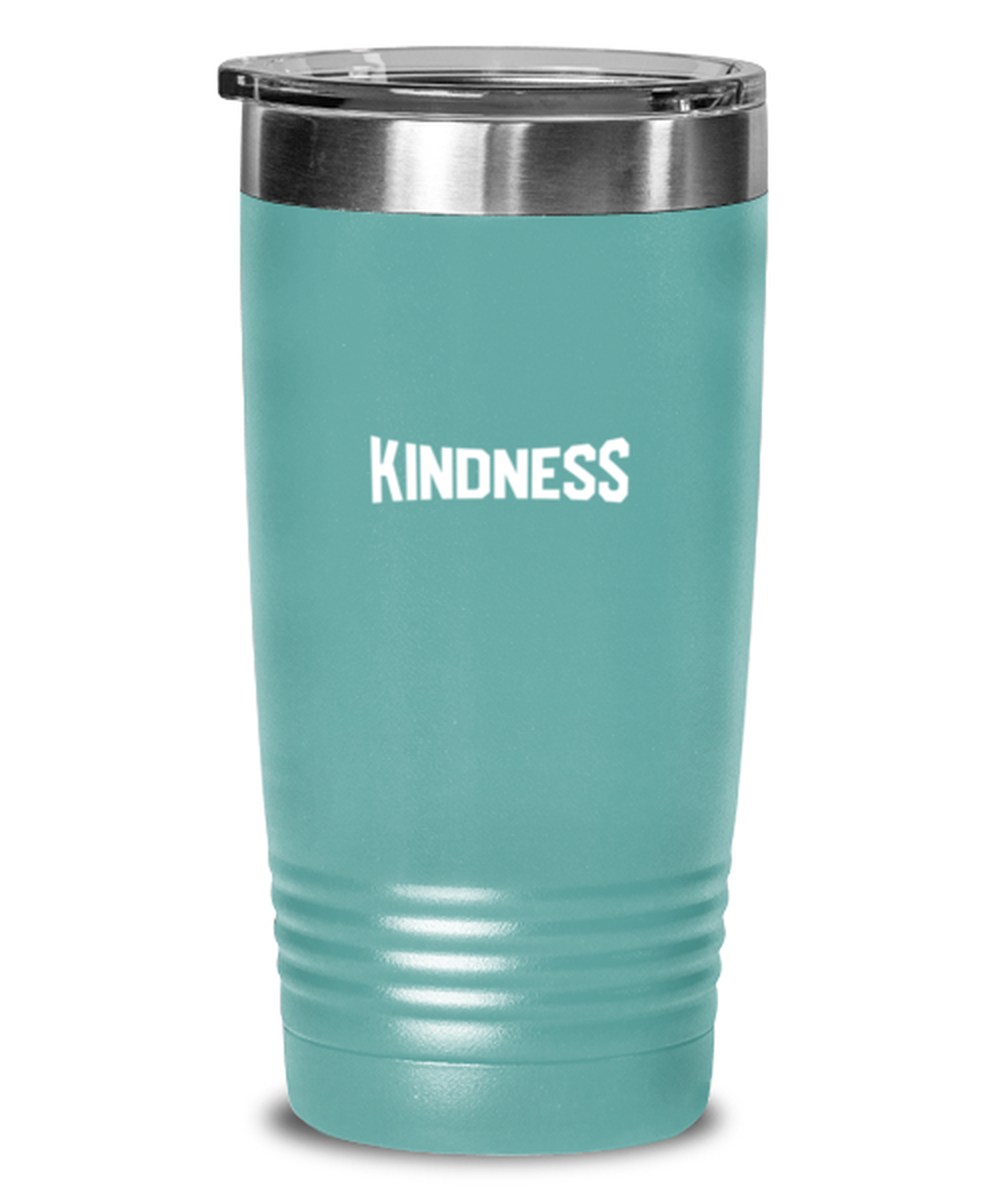 Kindness, teal tumbler. Model 60064