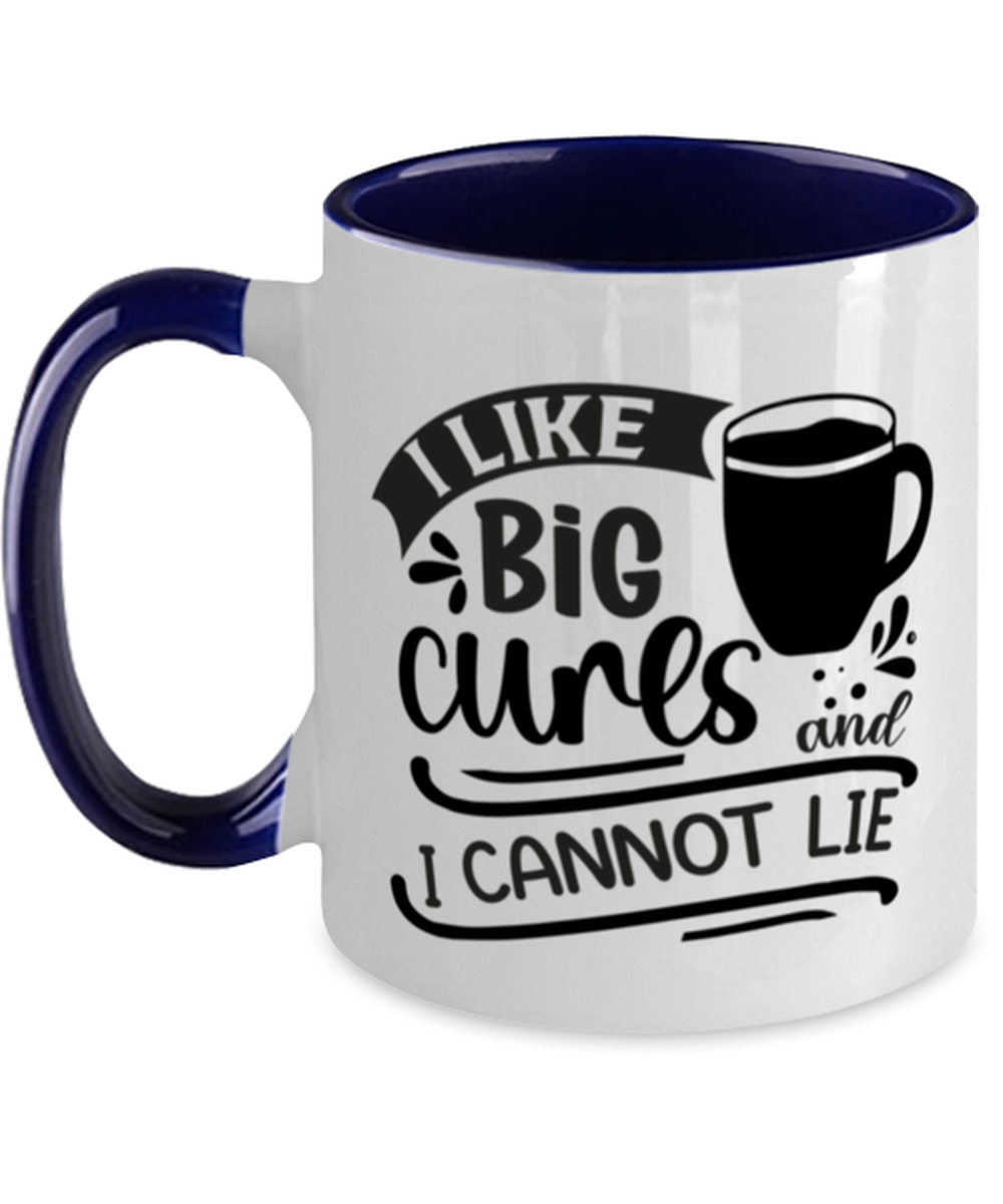 I like big curs and i cannot lie-01, navy Two Tone Coffee Mug. Model 60066