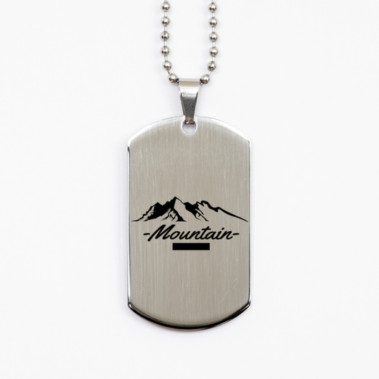Mountain Expedition,  Silver Dog Tag. Model 60067