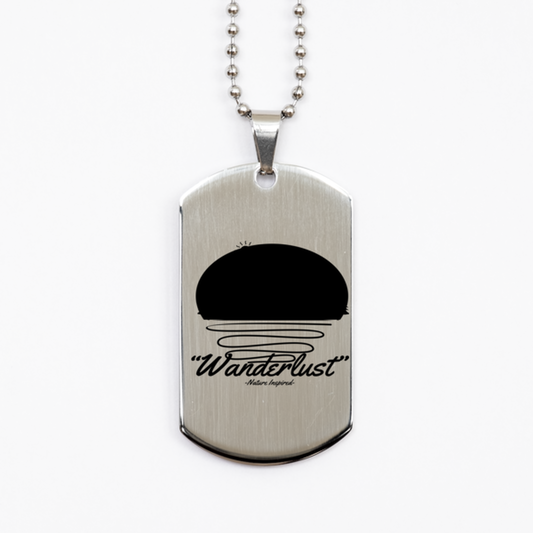 Wanderlust ,  Silver Dog Tag. Model 60067