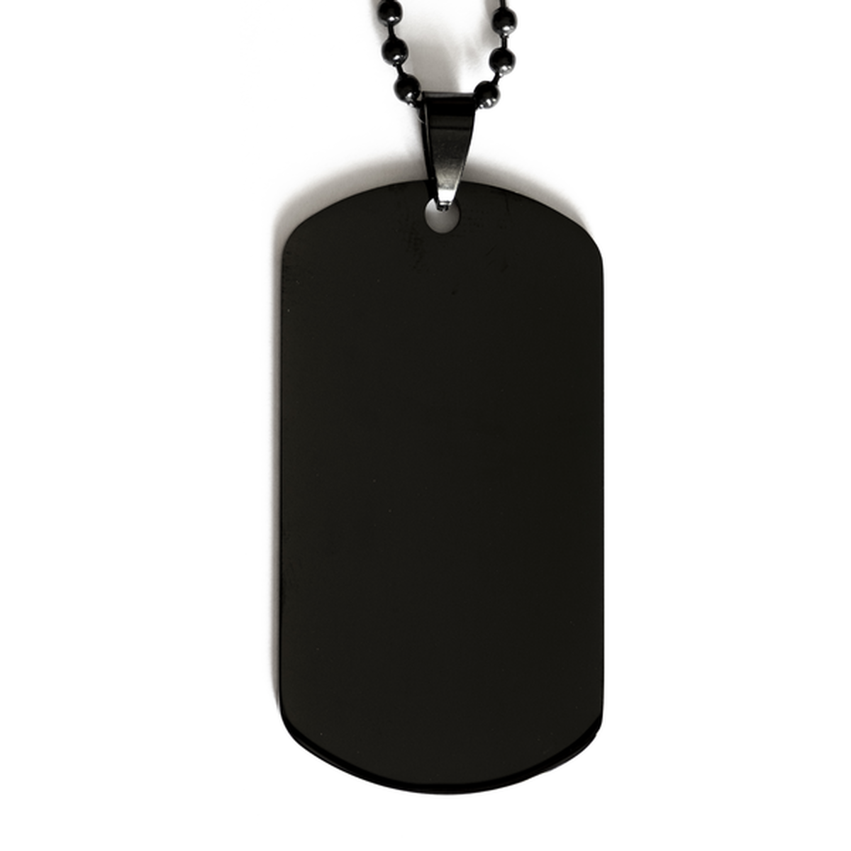 Seek Adventures that Open Your Mind,  Black Dog Tag. Model 60068