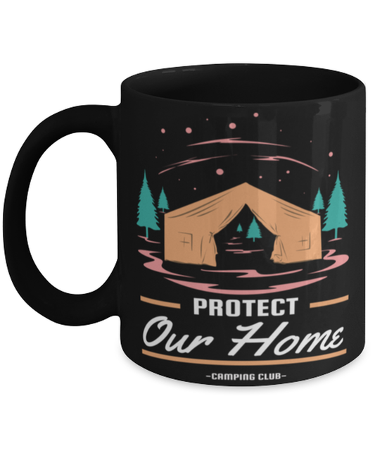 Protect Our Home, black Coffee Mug, Coffee Cup 11oz. Model 60071