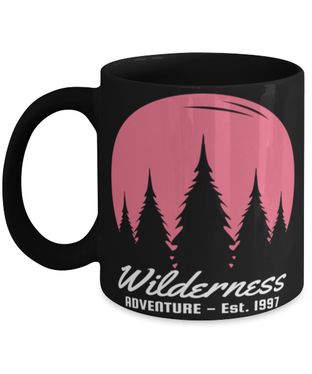Wilderness Adventures, black Coffee Mug, Coffee Cup 11oz. Model 60071