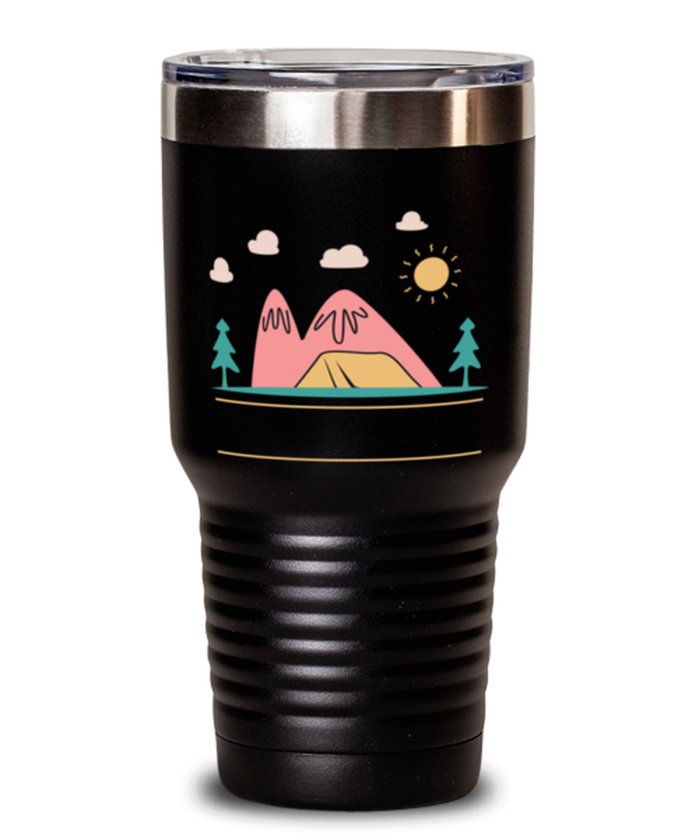 Campfire, black Tumbler 30oz. Model 60071