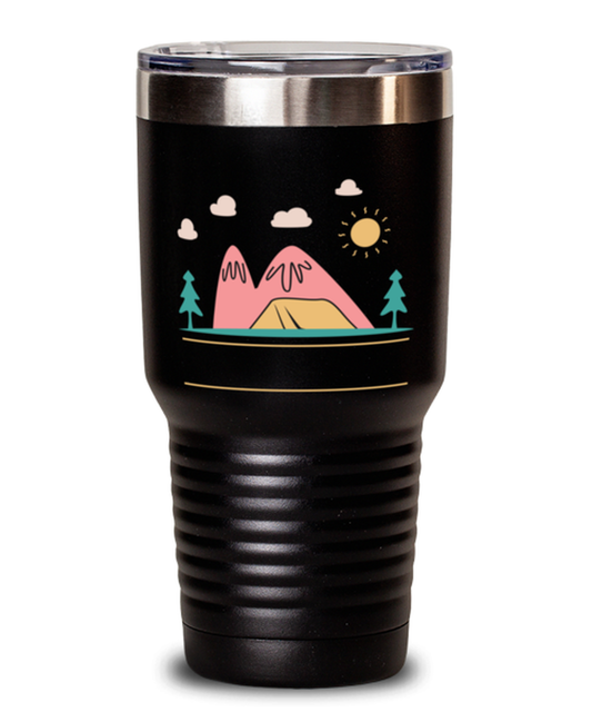 Campfire, black Tumbler 30oz. Model 60071