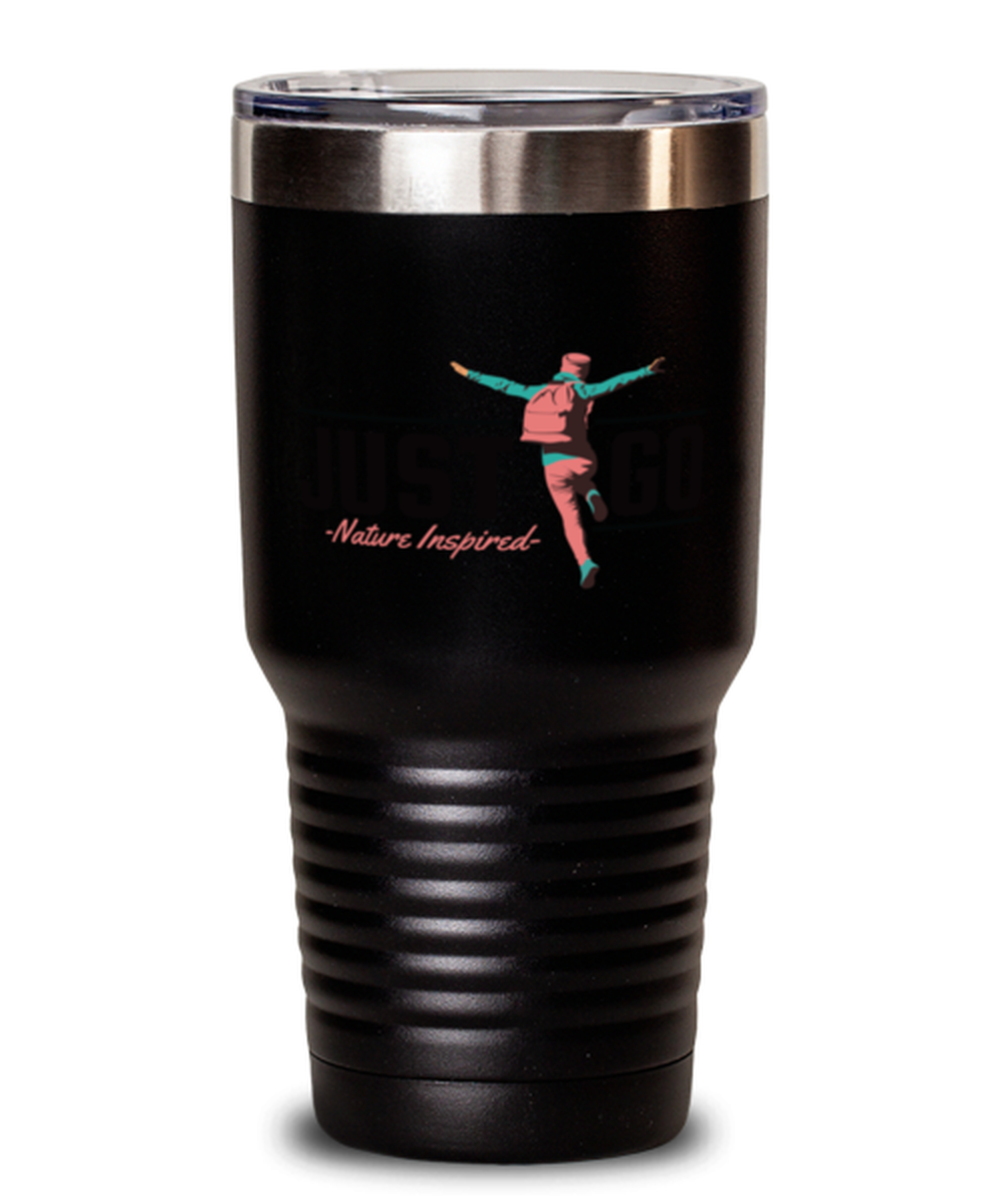 Just Go, black Tumbler 30oz. Model 60071