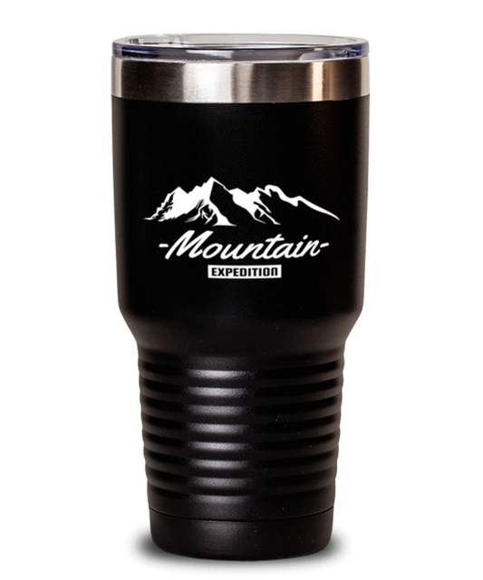 Mountain Expedition, black Tumbler 30oz. Model 60071