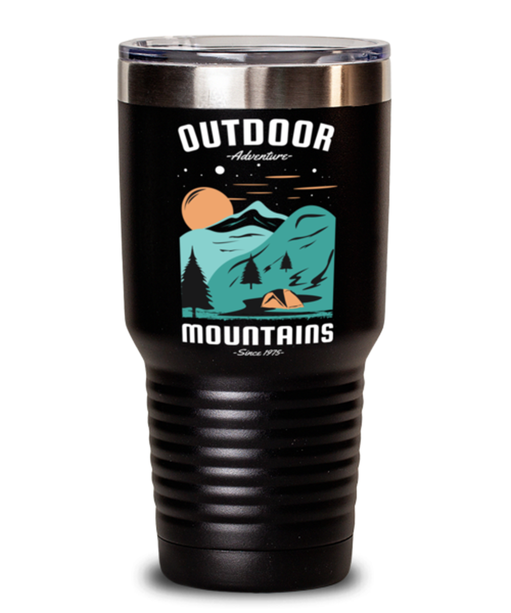 Outdoor Adventure, black Tumbler 30oz. Model 60071