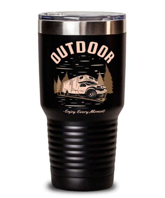 Outdoor Enjoy Every Moment, black Tumbler 30oz. Model 60071