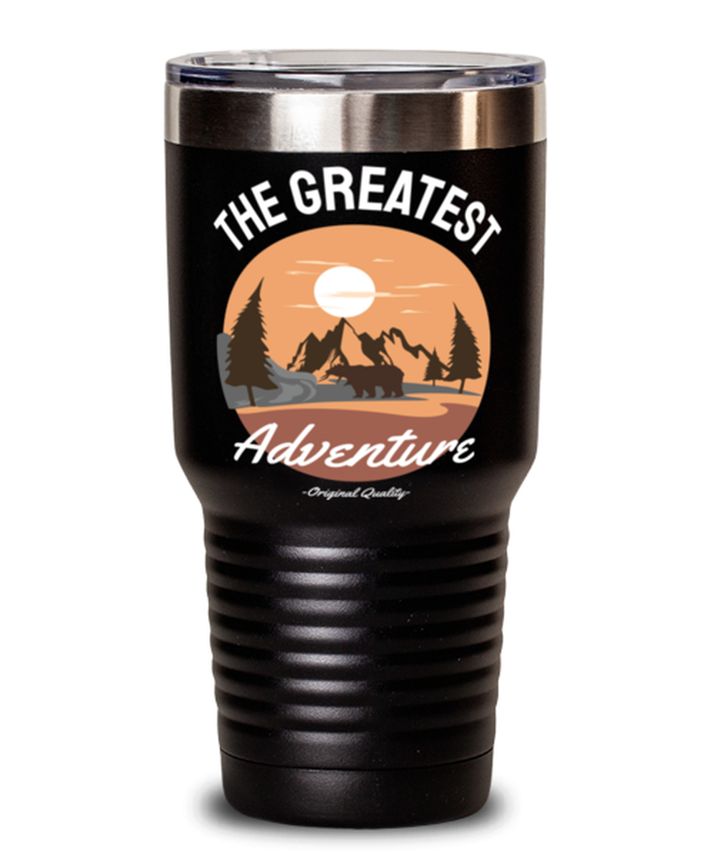 The Greatest Adventure, black Tumbler 30oz. Model 60071