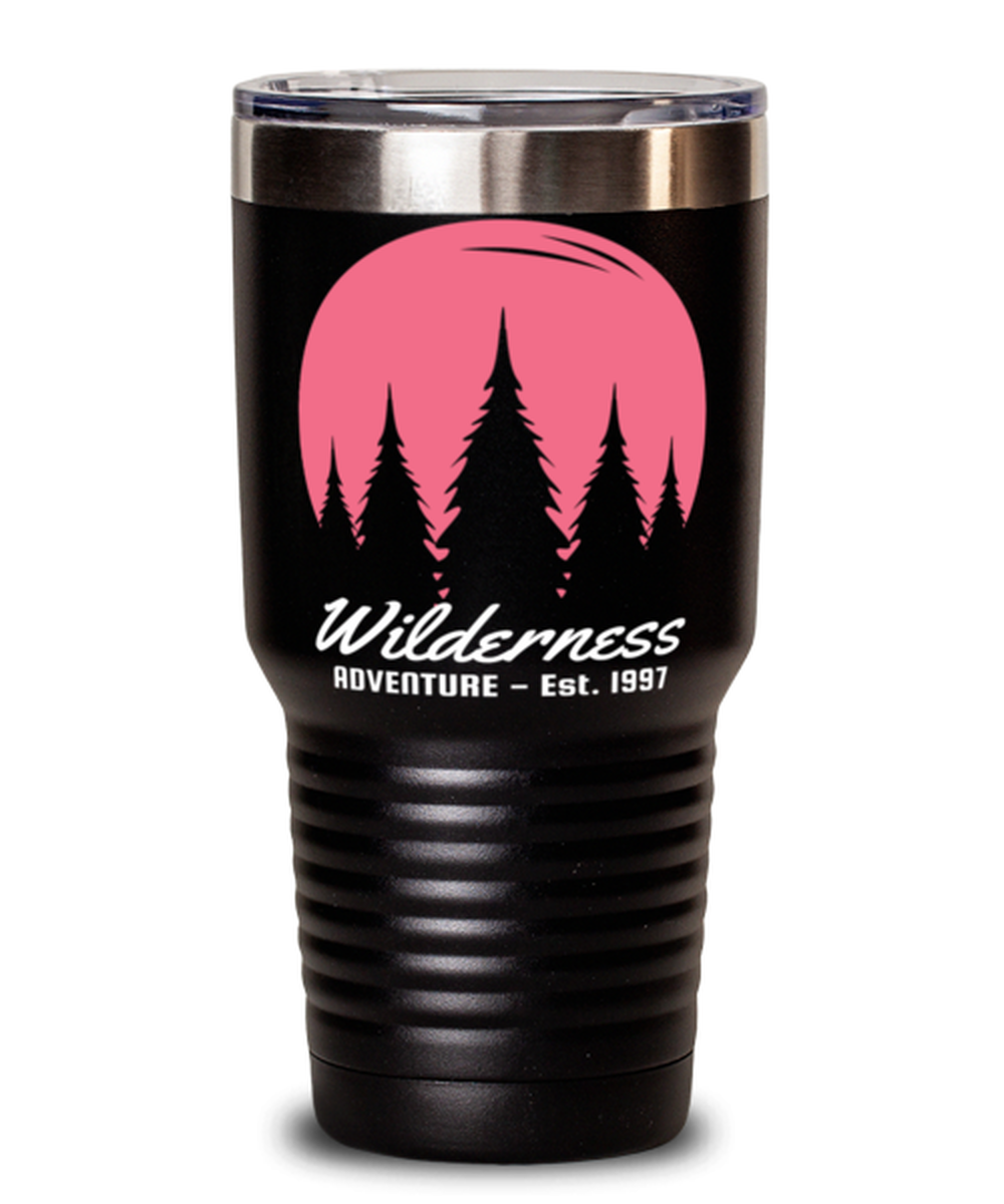 Wilderness Adventures, black Tumbler 30oz. Model 60071