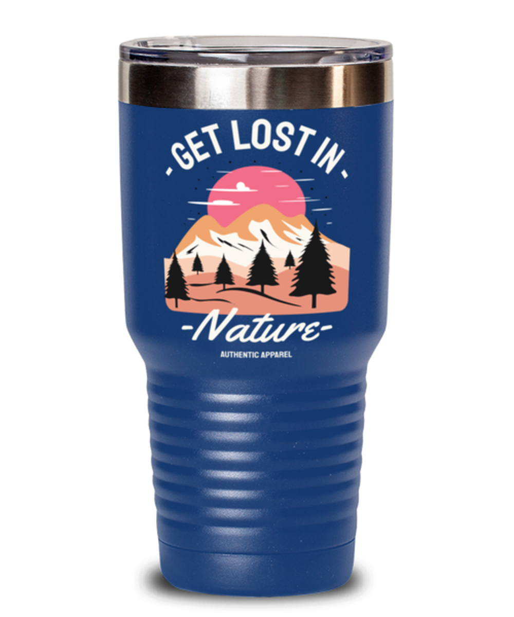 Get Lost In Nature, blue Tumbler 30oz. Model 60071