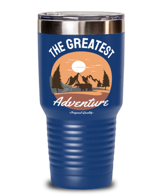 The Greatest Adventure, blue Tumbler 30oz. Model 60071