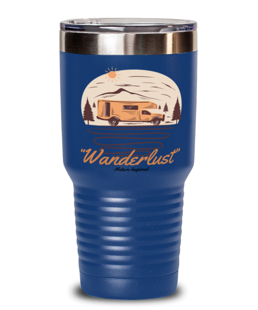 Wanderlust , blue Tumbler 30oz. Model 60071