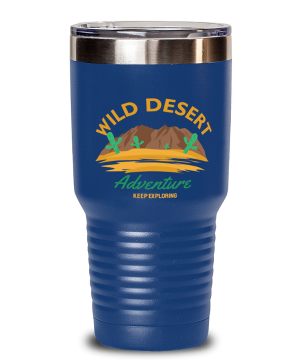 Wild Desert Adventure, blue Tumbler 30oz. Model 60071