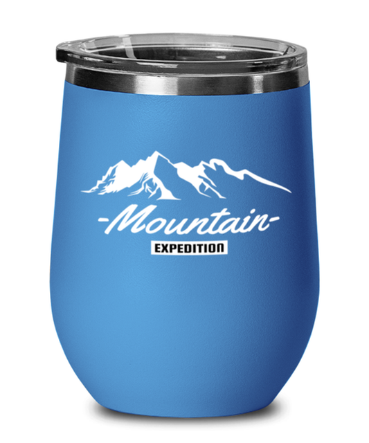 Mountain Expedition, blue Wineglass. Model 60072