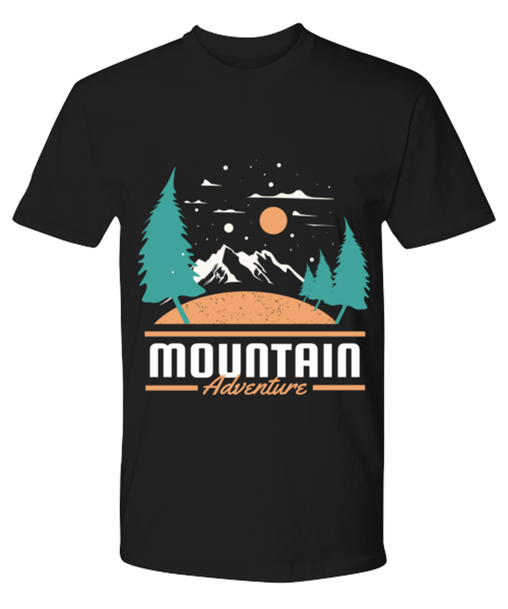 Mountain Adventure, black Premium Tee. Model 60073