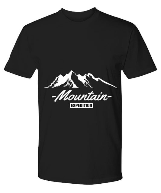 Mountain Expedition, black Premium Tee. Model 60073