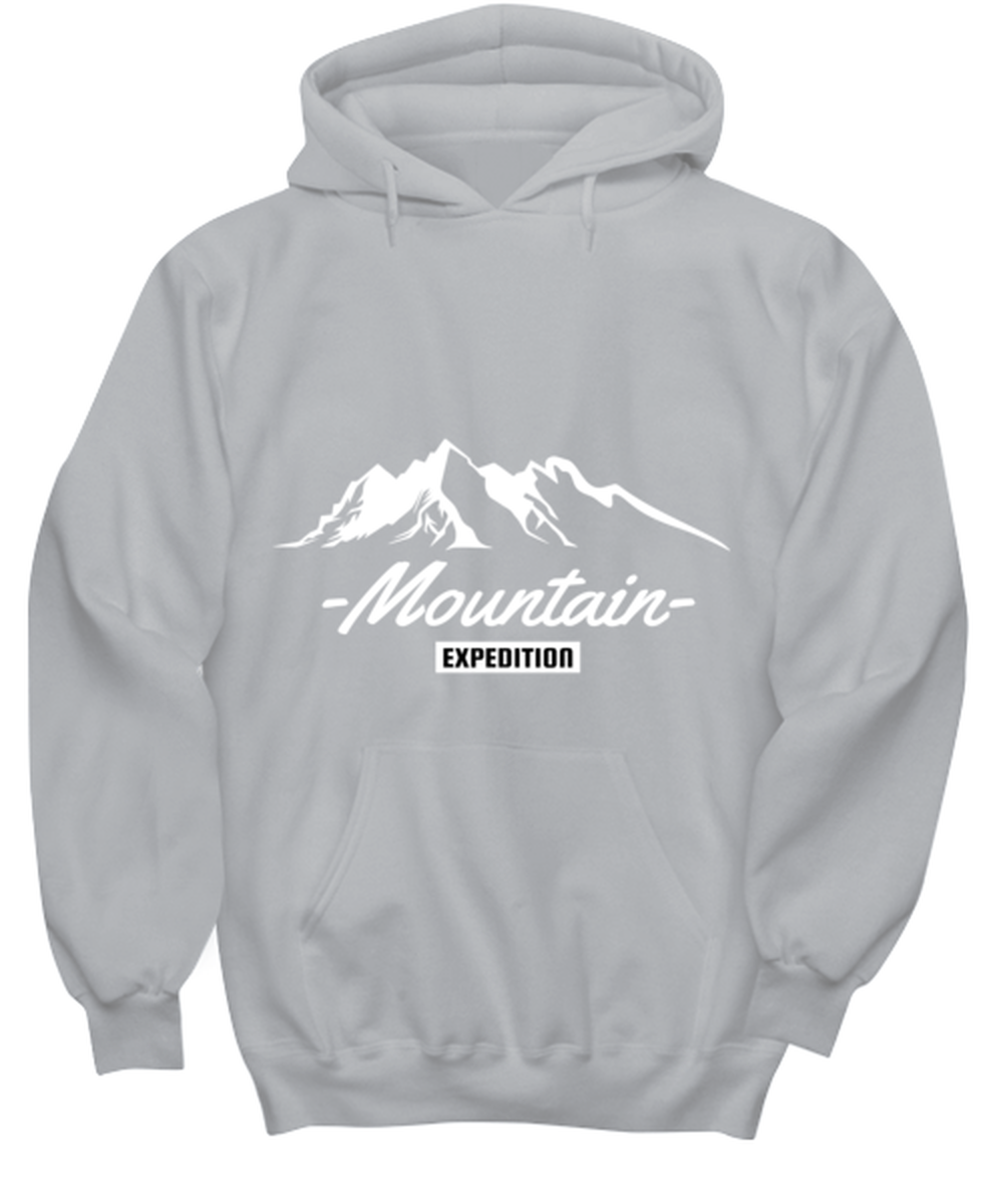 Mountain Expedition, grey Hoodie. Model 60074