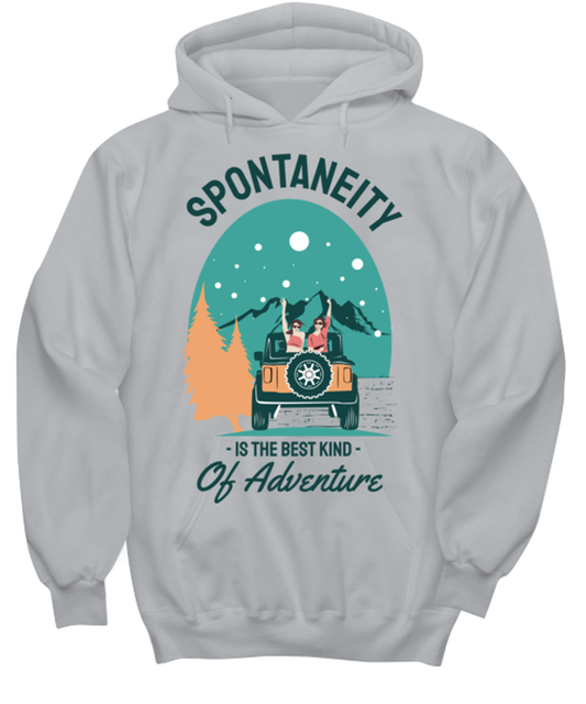 Stay Wild, grey Hoodie. Model 60074