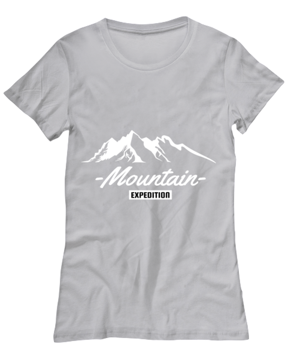Mountain Expedition, grey Women's Tee. Model 60074