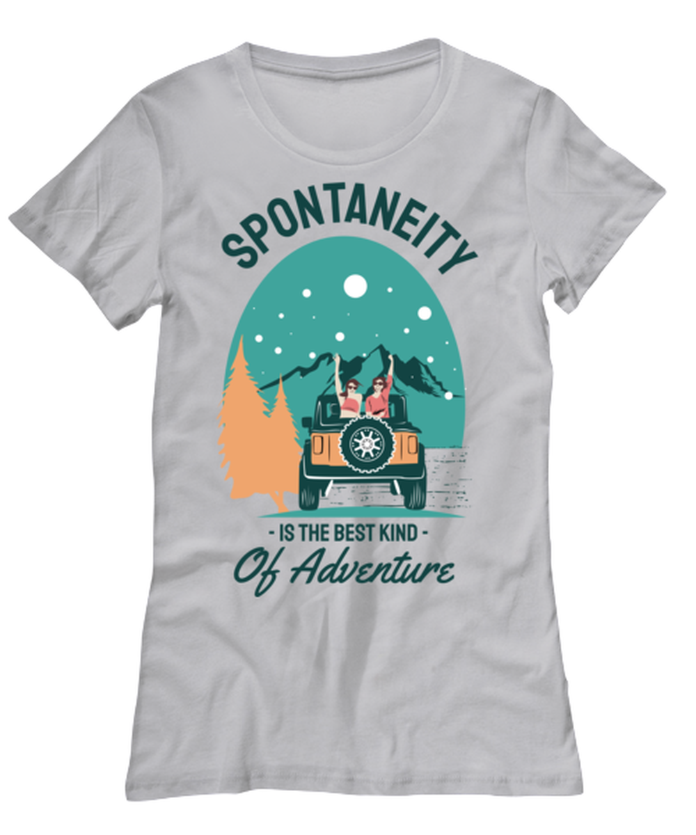 Stay Wild, grey Women's Tee. Model 60074