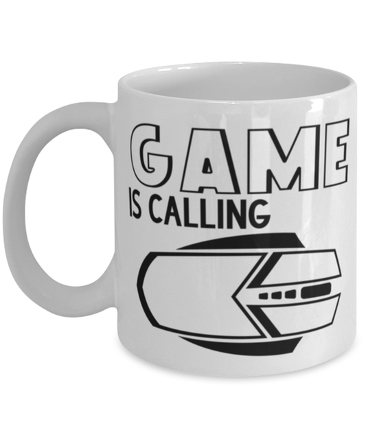 Game is calling , white Coffee Mug, Coffee Cup 11oz. Model 60075