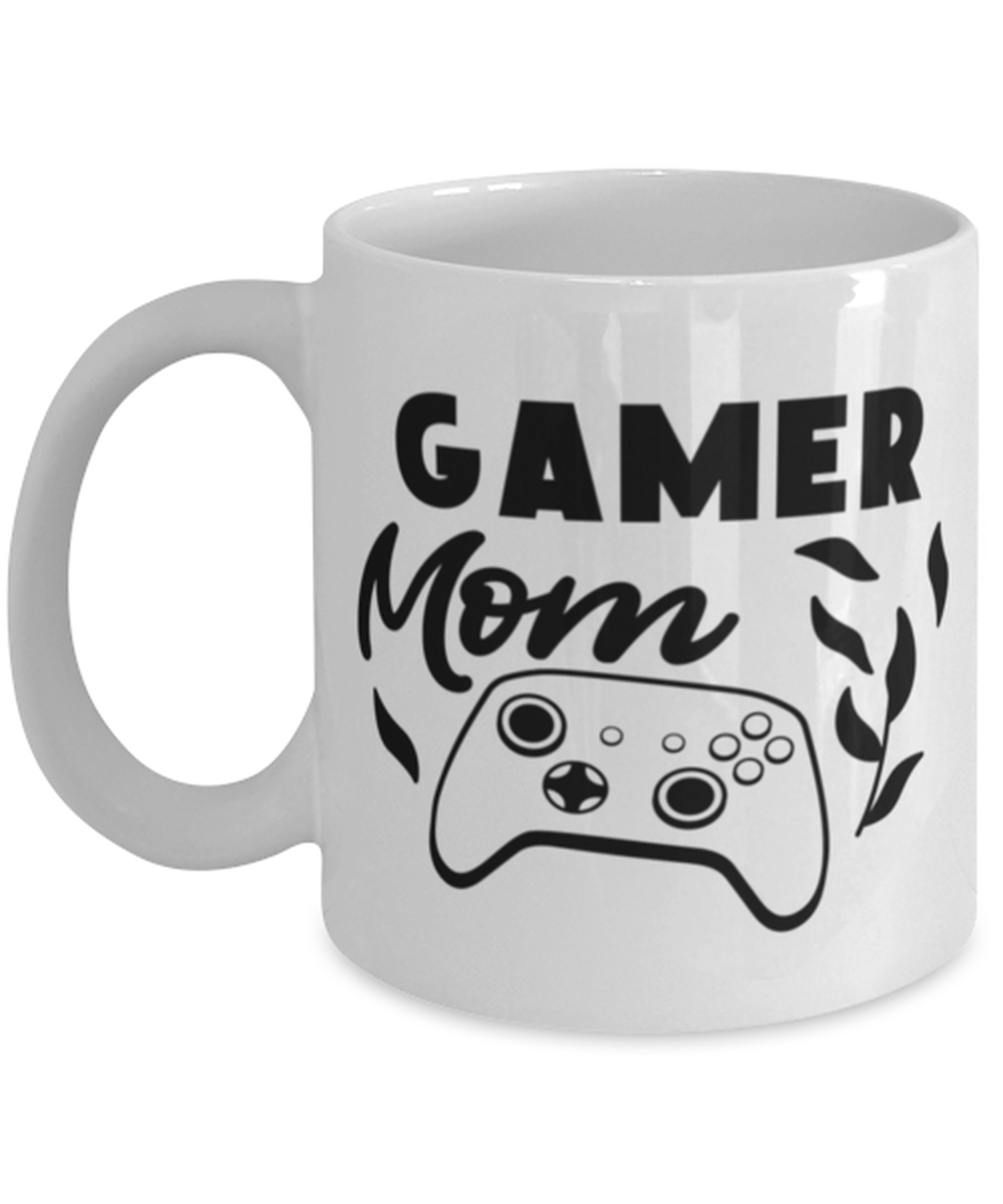 Gamer Mom , white Coffee Mug, Coffee Cup 11oz. Model 60075