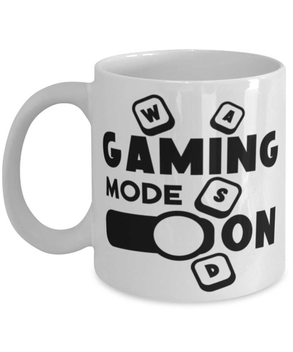 Gaming mode on , white Coffee Mug, Coffee Cup 11oz. Model 60075
