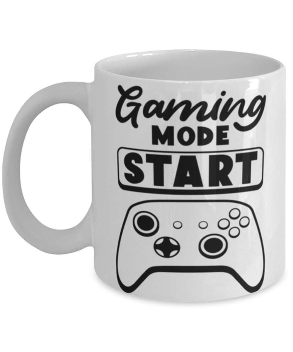 Gaming mode start , white Coffee Mug, Coffee Cup 11oz. Model 60075
