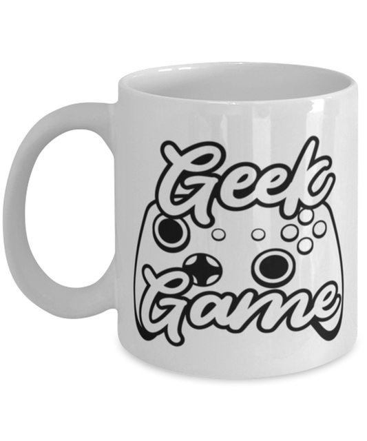 Geek game , white Coffee Mug, Coffee Cup 11oz. Model 60075