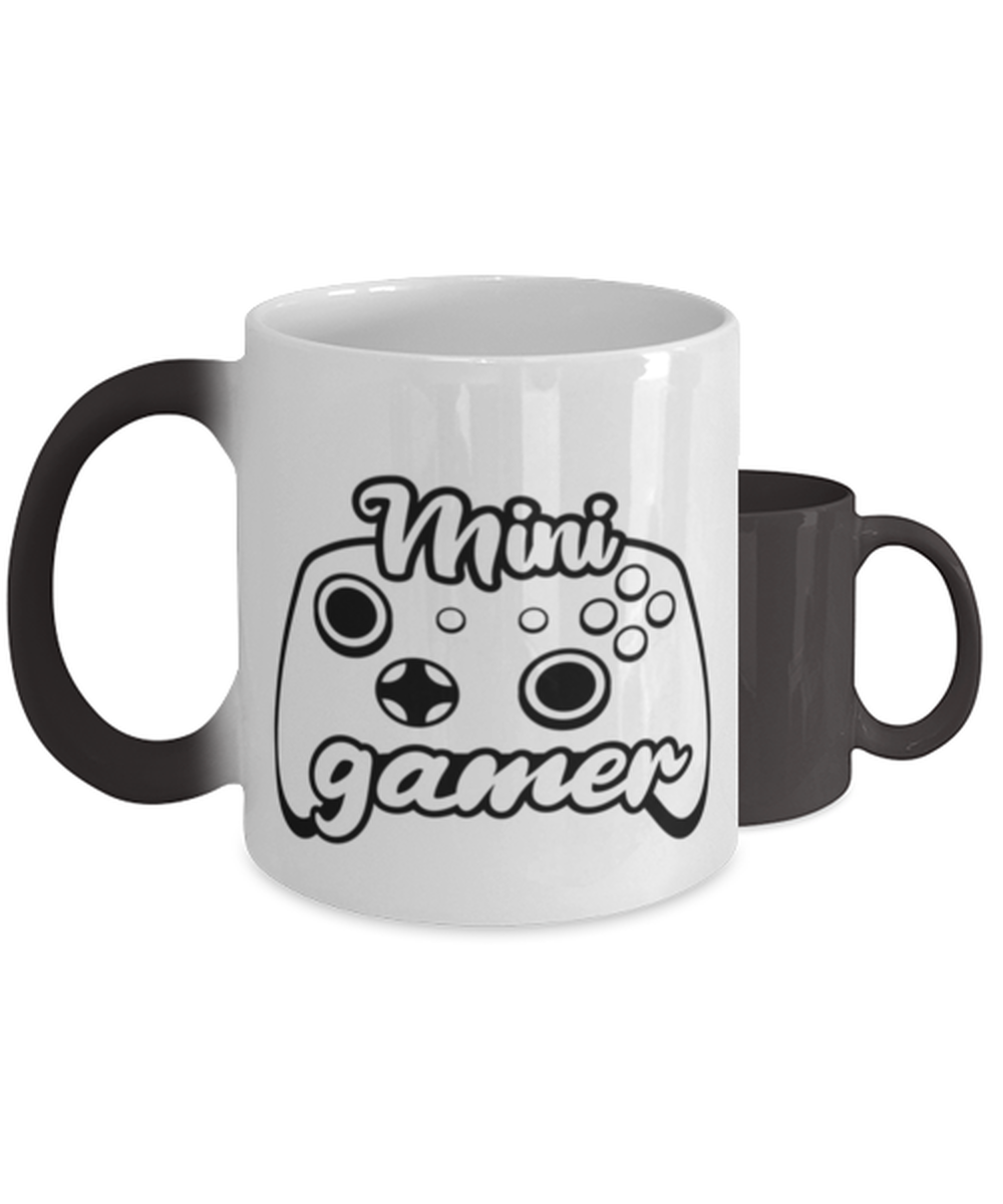 Mini gamer ,  Heat Sensitive Color Changing Coffee Mug, Magic Coffee Cup. Model 60075