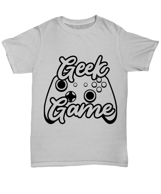Geek game , ash Unisex Tee. Model 60077