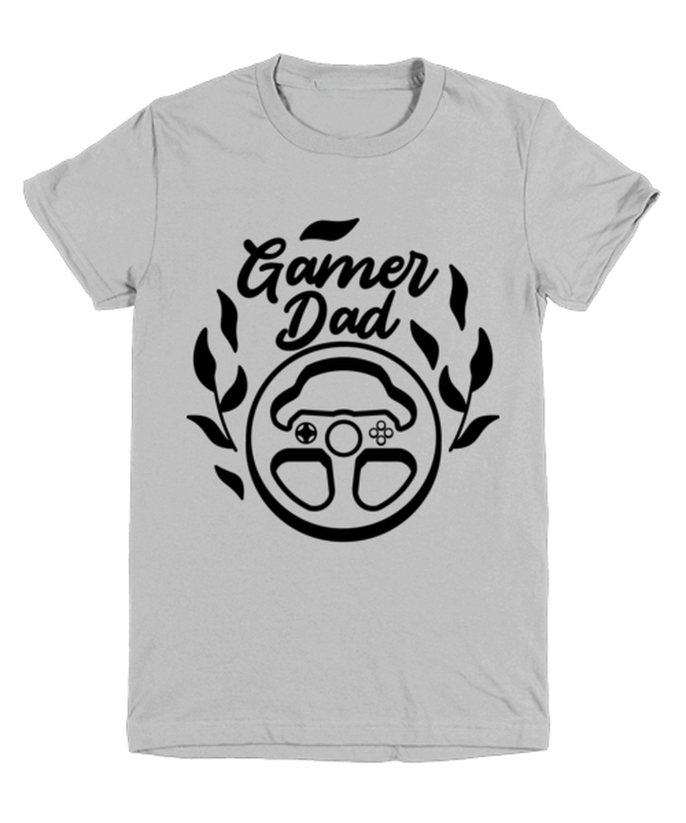 Gamer Dad , ash Youth Tee. Model 60077