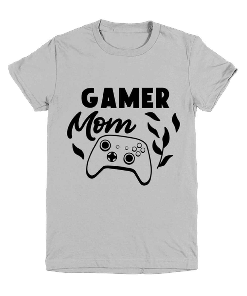 Gamer Mom , ash Youth Tee. Model 60077