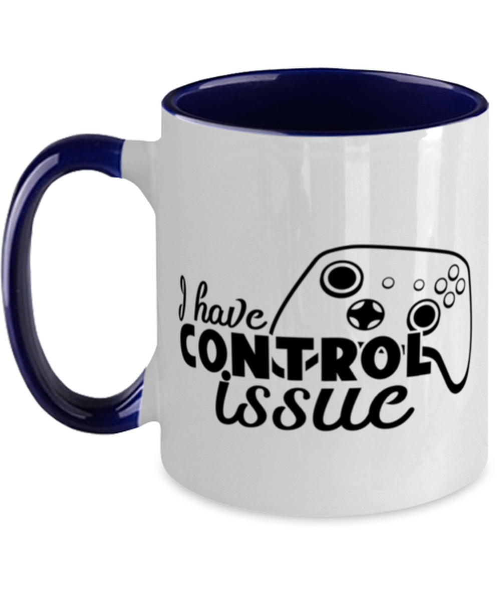 I have control issue , navy Two Tone Coffee Mug. Model 60075