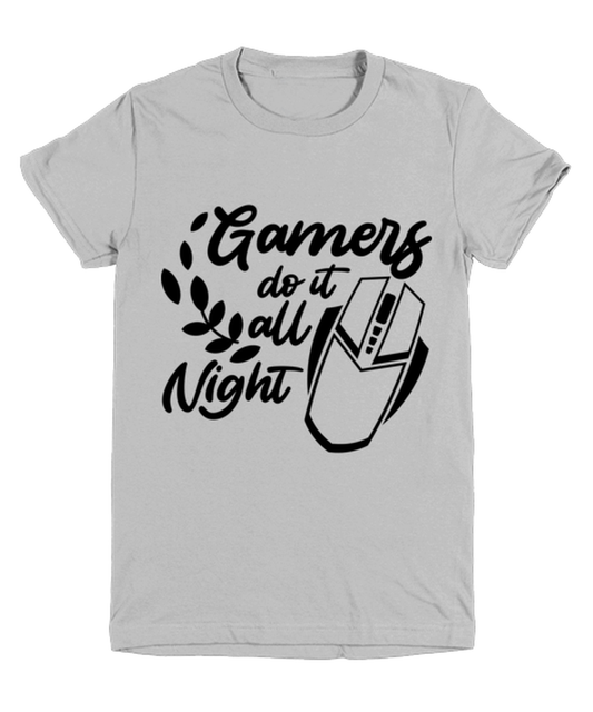Gamers do it all night , ash Youth Tee. Model 60077