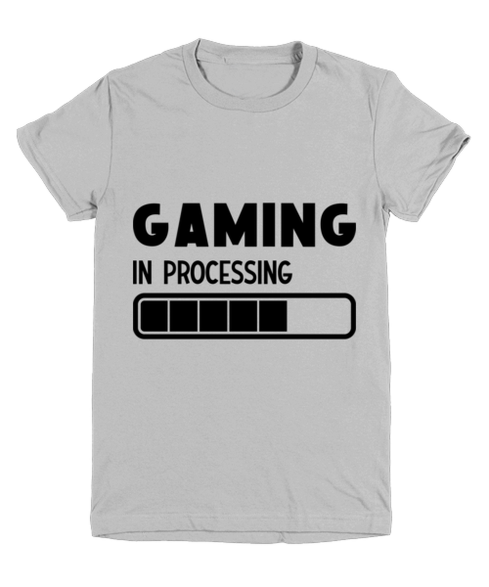 Gaming in processing , ash Youth Tee. Model 60077