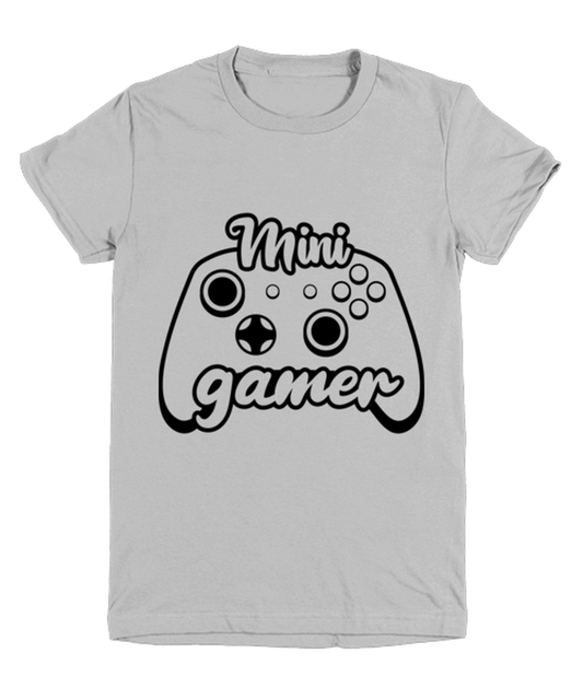 Mini gamer , ash Youth Tee. Model 60077