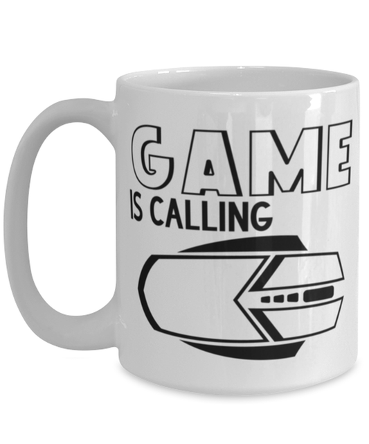 Game is calling , white Coffee Mug, Coffee Cup 15oz. Model 60075