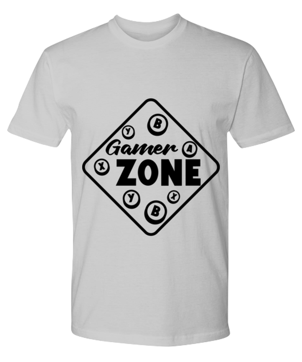 Gamer zone , ash Premium Tee. Model 60077