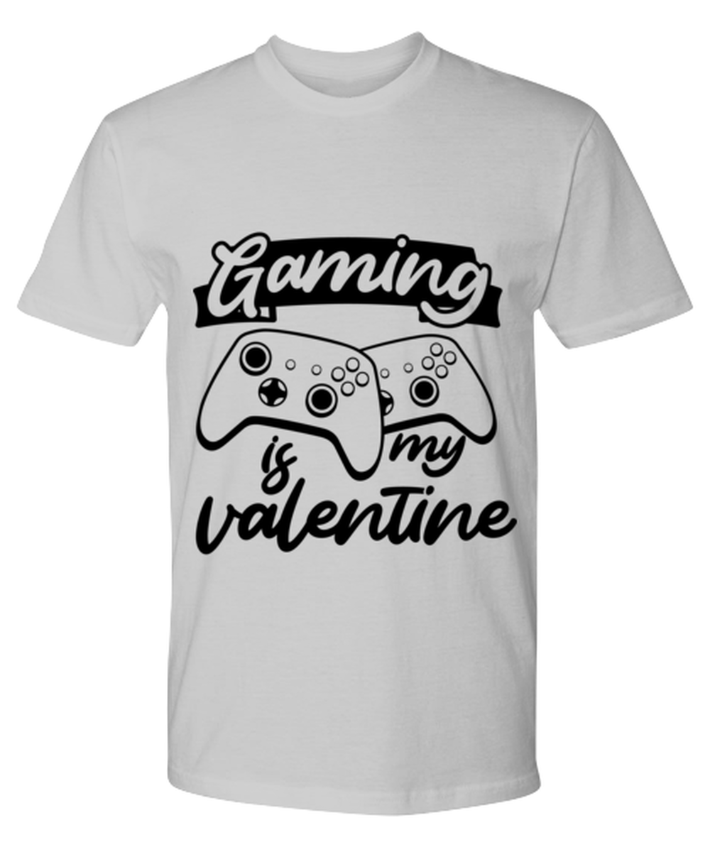 Gaming is my valentine , ash Premium Tee. Model 60077