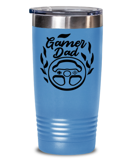Gamer Dad , light blue Tumbler 20oz. Model 60075