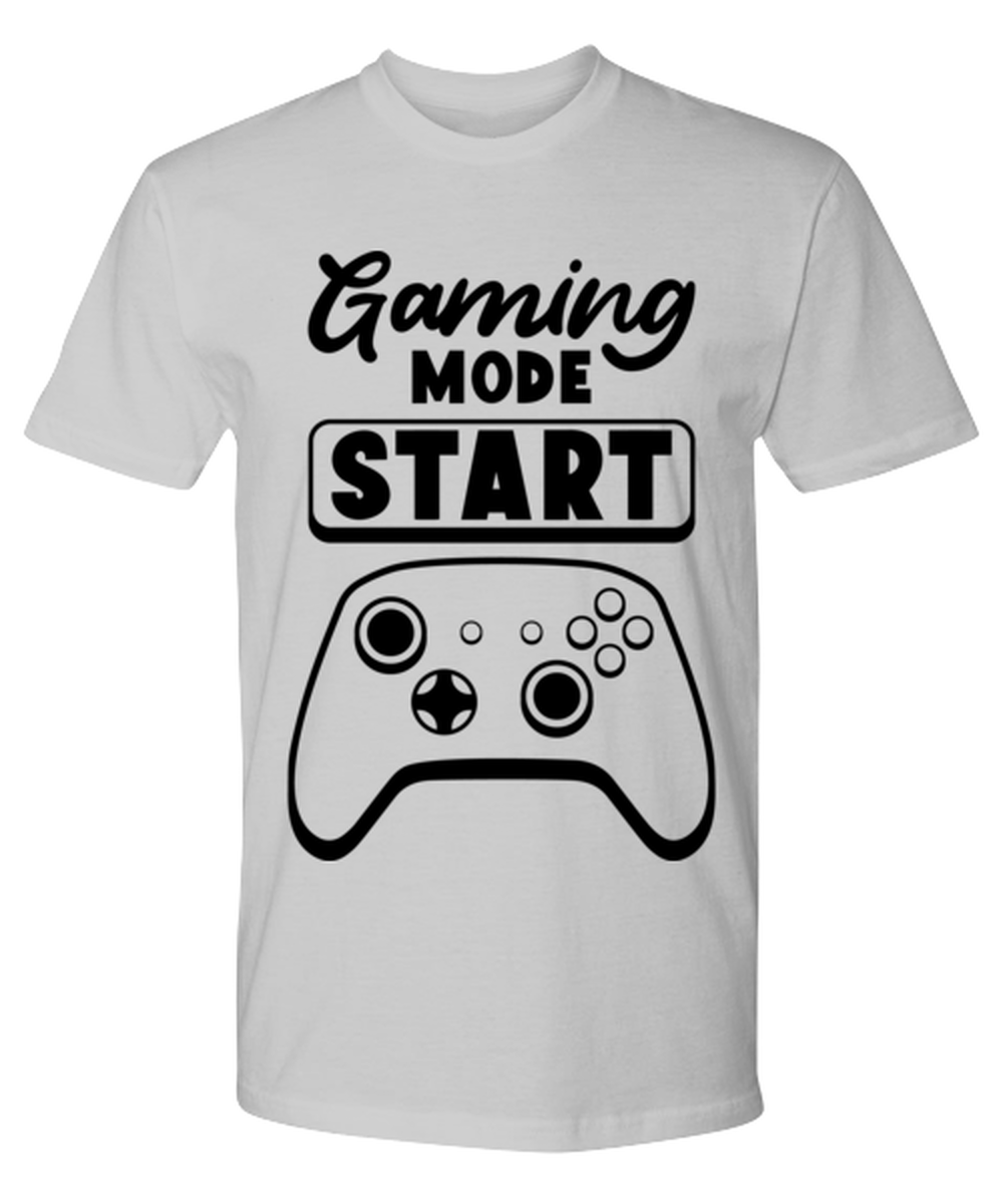 Gaming mode start , ash Premium Tee. Model 60077