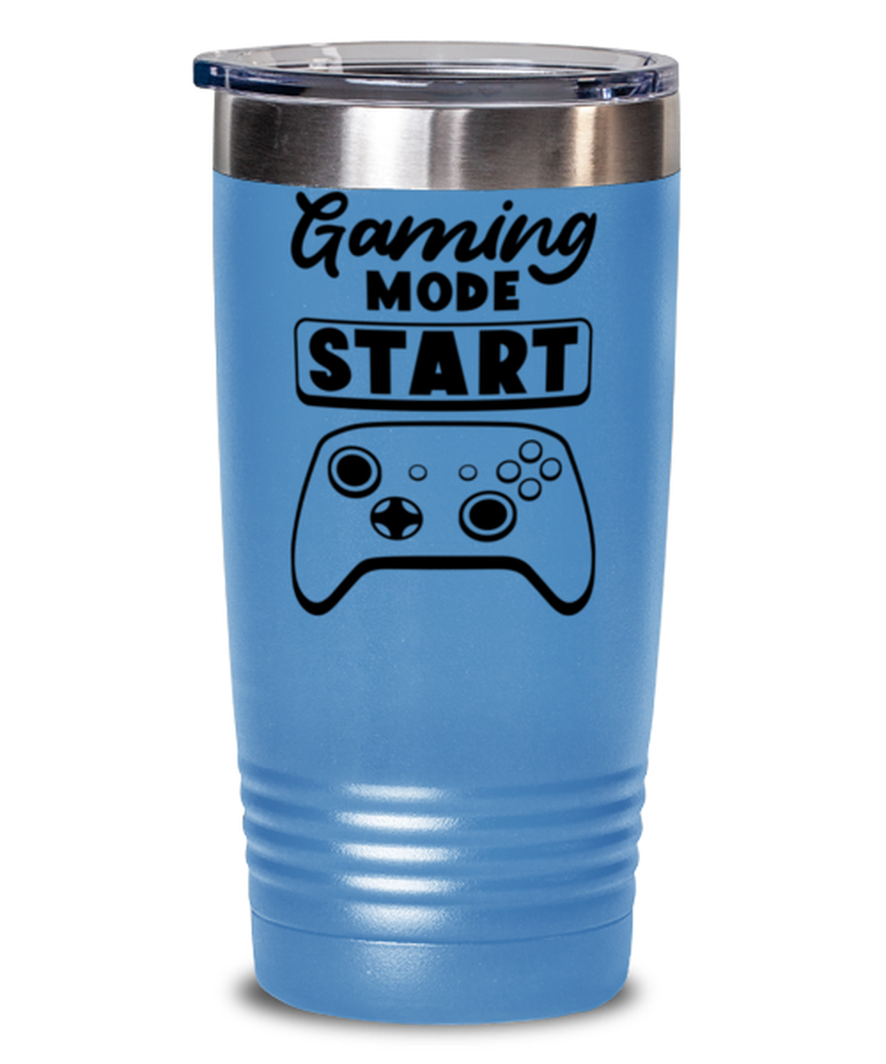 Gaming mode start , light blue Tumbler 20oz. Model 60075