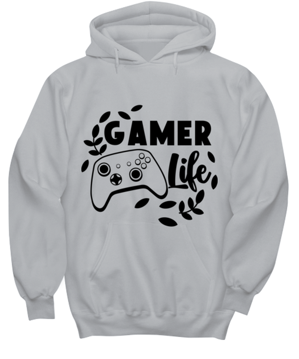 Gamer life , ash Hoodie. Model 60077