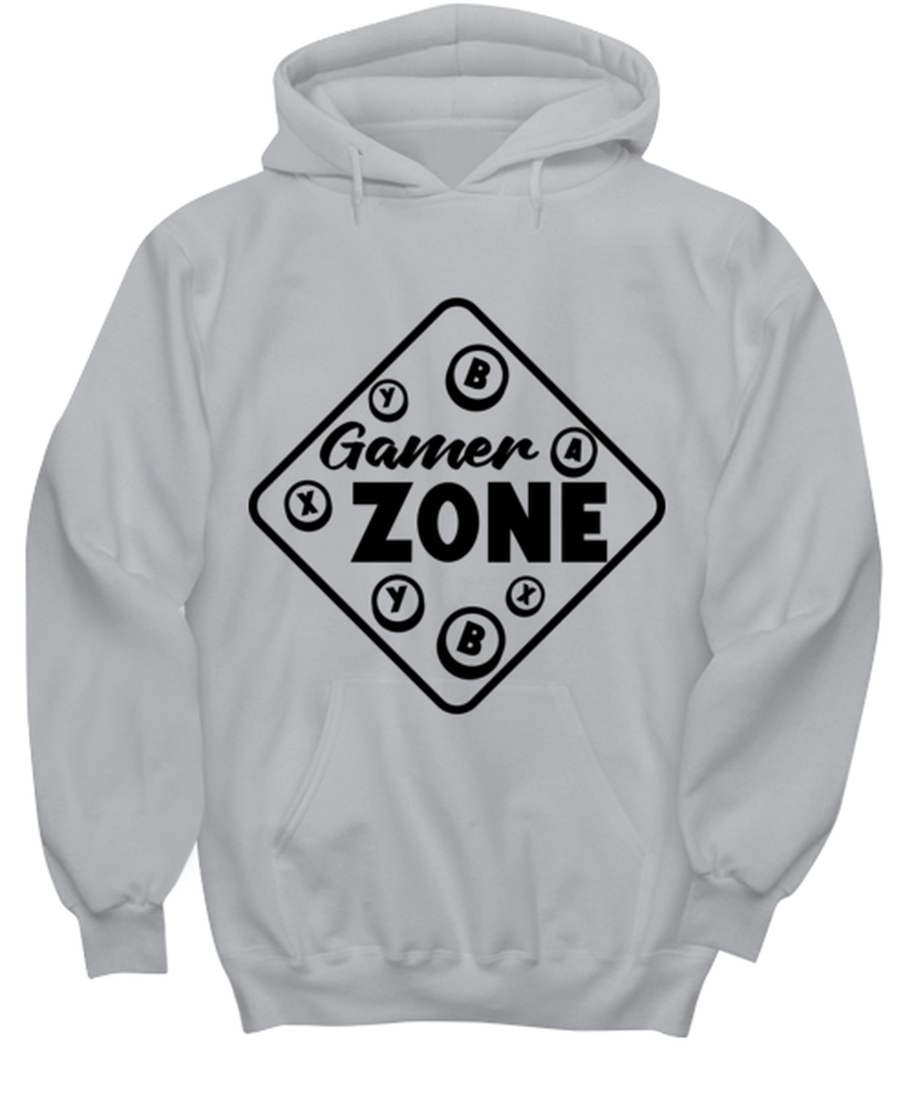 Gamer zone , ash Hoodie. Model 60077