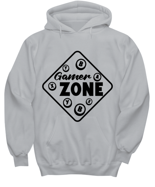 Gamer zone , ash Hoodie. Model 60077