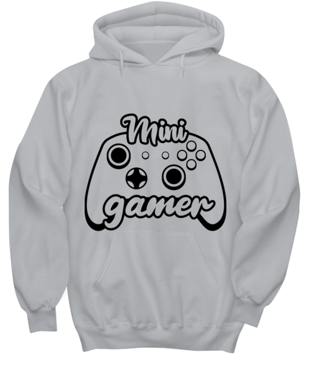Mini gamer , ash Hoodie. Model 60077
