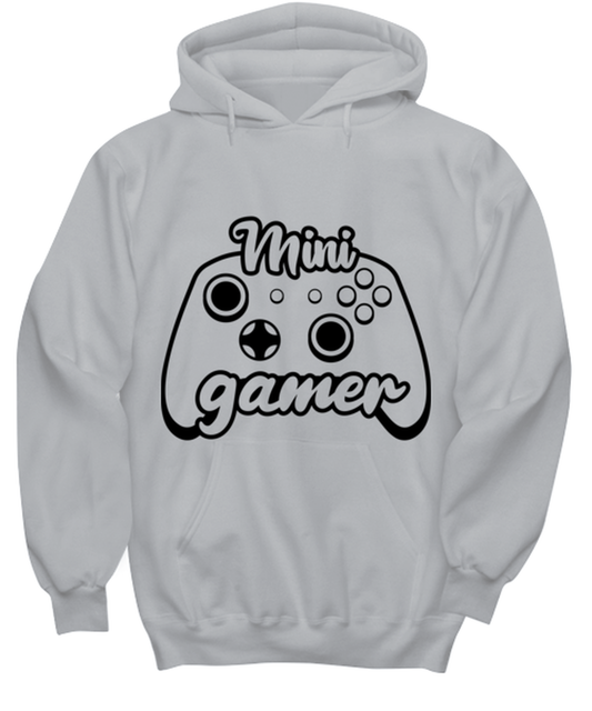 Mini gamer , ash Hoodie. Model 60077